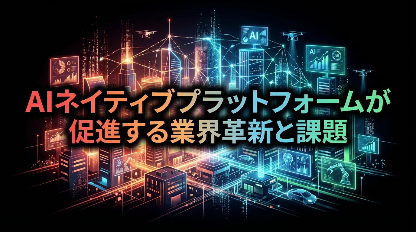 AIネイティブプラットフォームが促進する業界革新と課題
